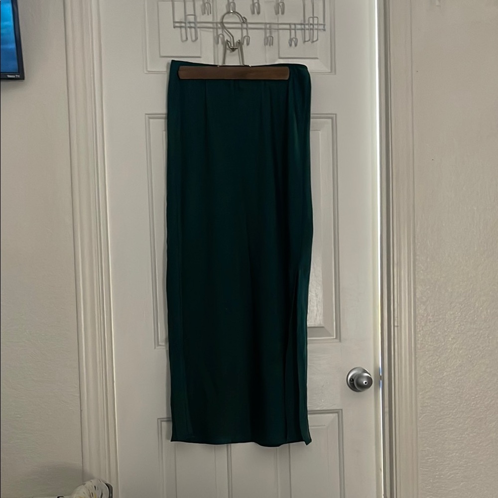 Maurices Green Pencil Midi Skirt for Work NWOT